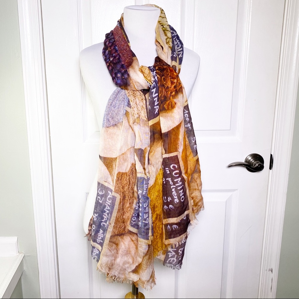 Quagga Green Label Market Print Scarf Wrap